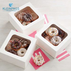 clear plastic mini cake box muffins box