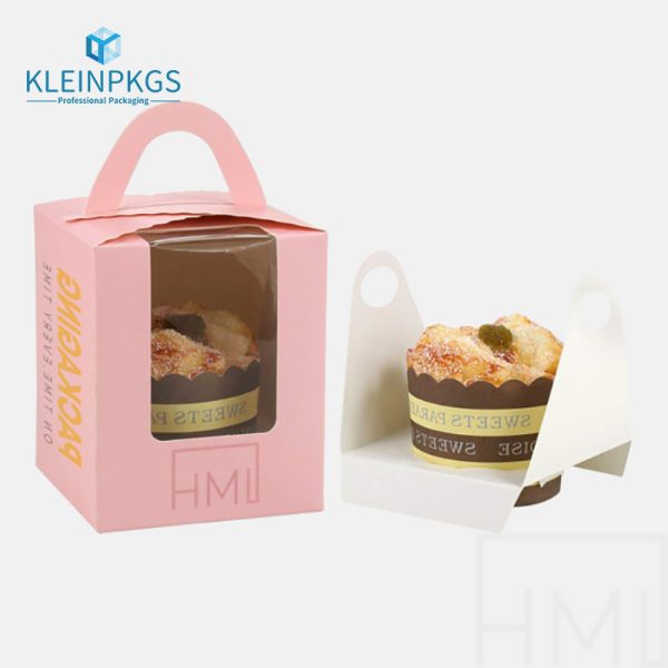 pink cake box rectangular