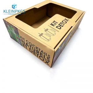packaging custom design kraft paper corrugated box