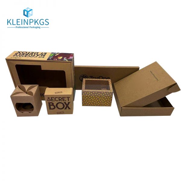 packaging custom design kraft paper corrugated box
