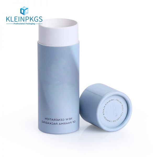 packaging kraft paper tube metal lid and paper lid