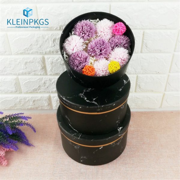 Pu Leather Tube Round Gift Box