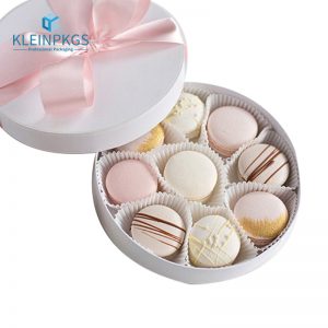 macaron round boxes