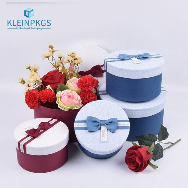 flower round box with window