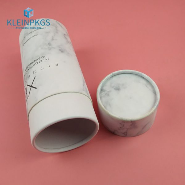 round plain paper box