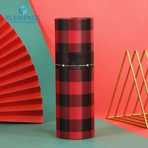 packaging kraft paper tube metal lid and paper lid