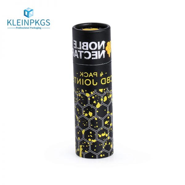 packaging kraft paper tube metal lid and paper lid