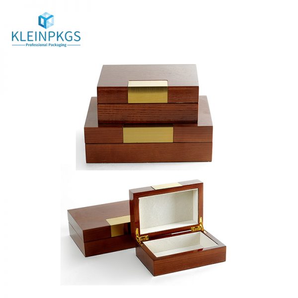 Wooden Box Pu Leather