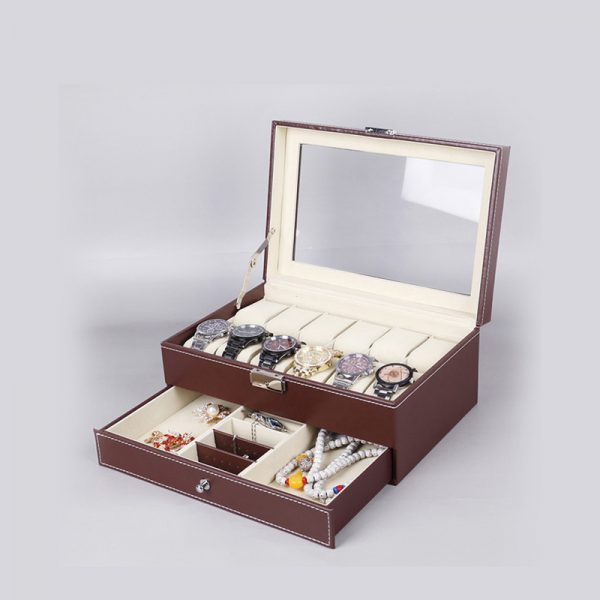 Jewelry Box Pu Leather Jewellery Storage