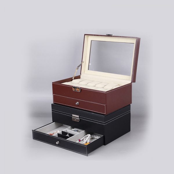 Jewelry Box Pu Leather Jewellery Storage