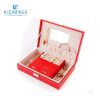 Pu Burgandy Leather Jewelry Boxes