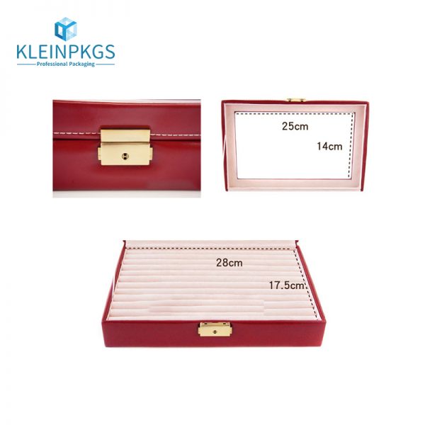 Pu Leather Jewellery Box Portable