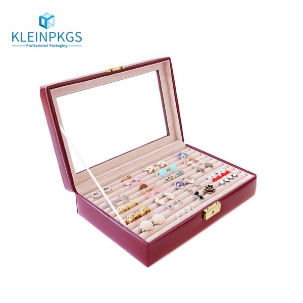 Pu Leather Jewellery Box Portable