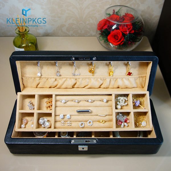 Pu Leather Jewellery Box Portable