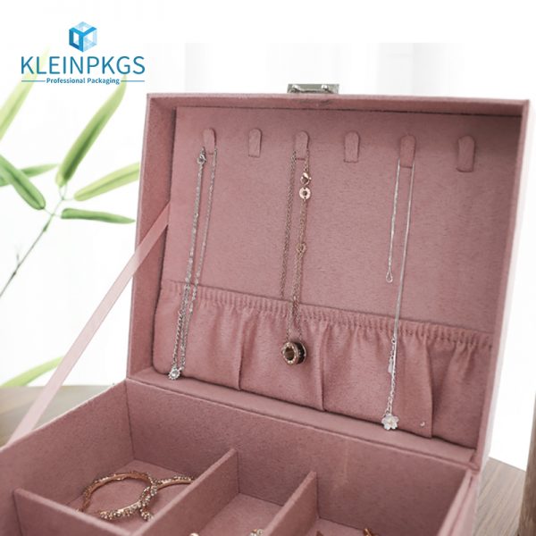 Jewellery Box Custom Logo Pu Leather Colour