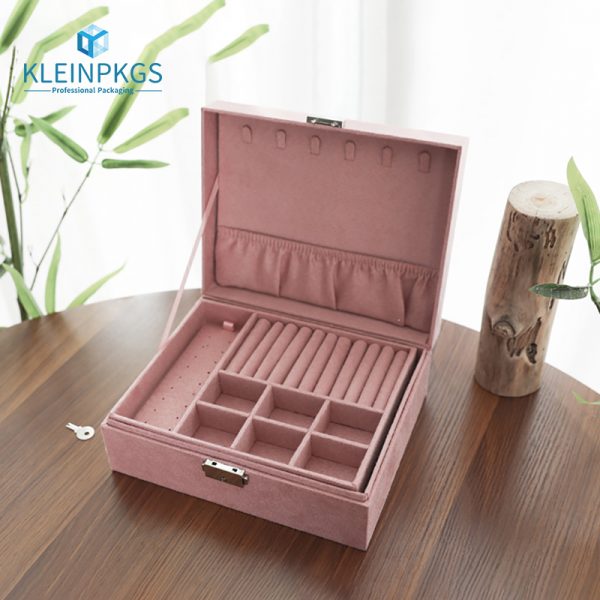 Jewellery Box Custom Logo Pu Leather Colour