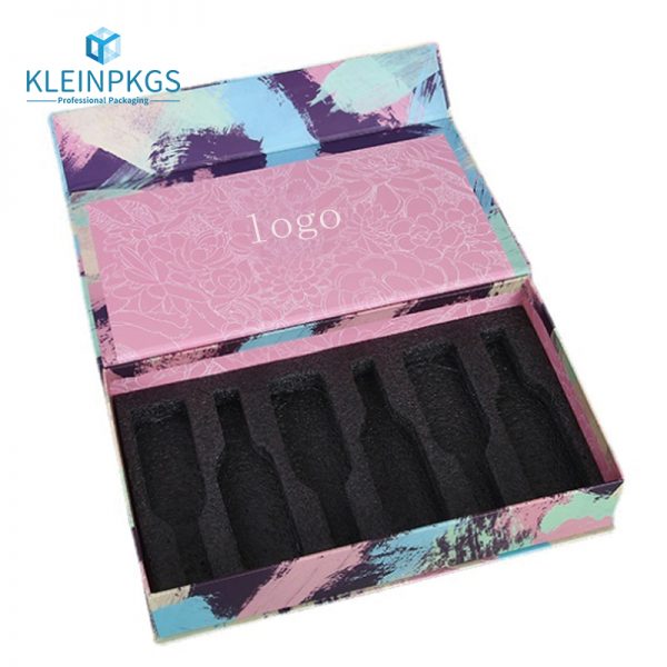 Pink and Gold Foil Eyelash Boxes