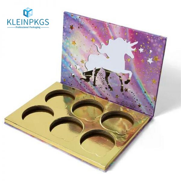 Pink and Gold Eyelash Paper Boxes