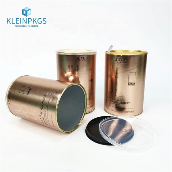 Cylinder Packaging Clear Plastic Box