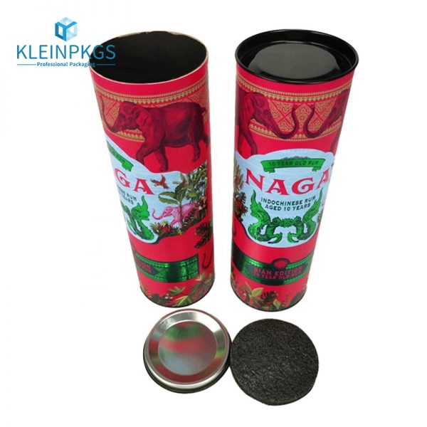 Rose Cylinder Box with Pearl Handle