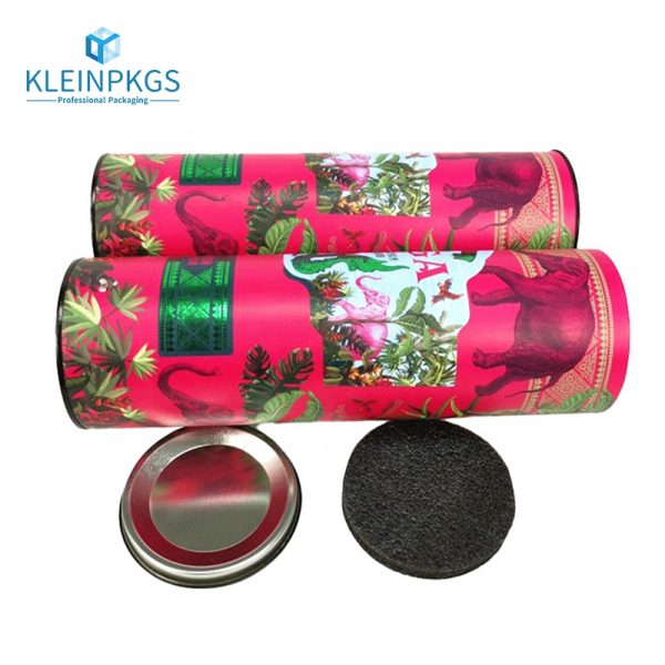 Rose Cylinder Box with Pearl Handle