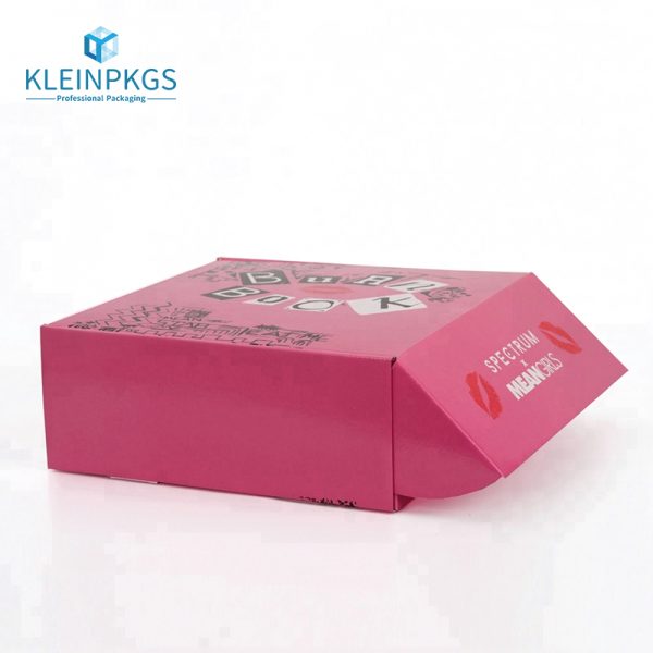 Pink Corrugated Boxes