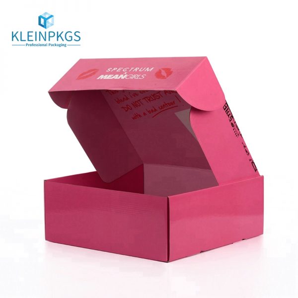 Pink Corrugated Boxes