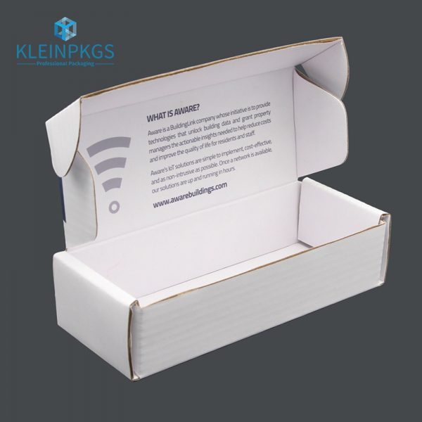 White Corrugated Shipping Boxes