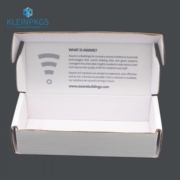 White Corrugated Shipping Boxes