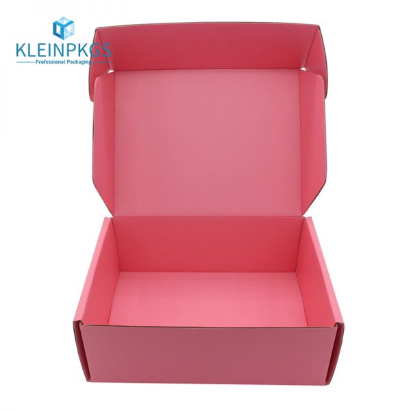 Pink Corrugated Shipping Boxes