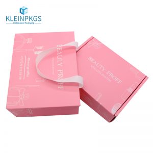 Pink Corrugated Shipping Boxes