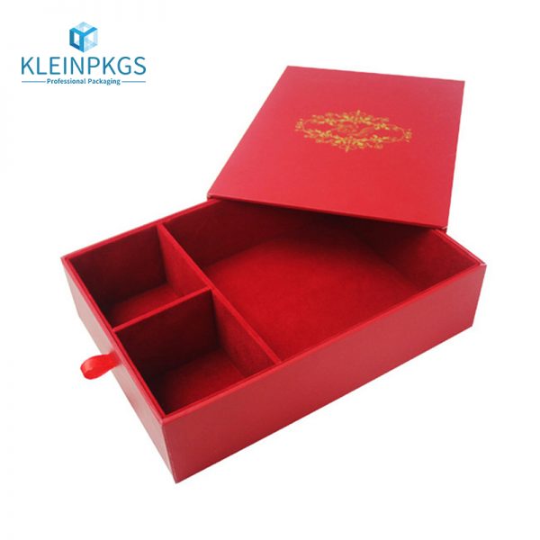 Forest Green Jewelry Drawer Box Packaging